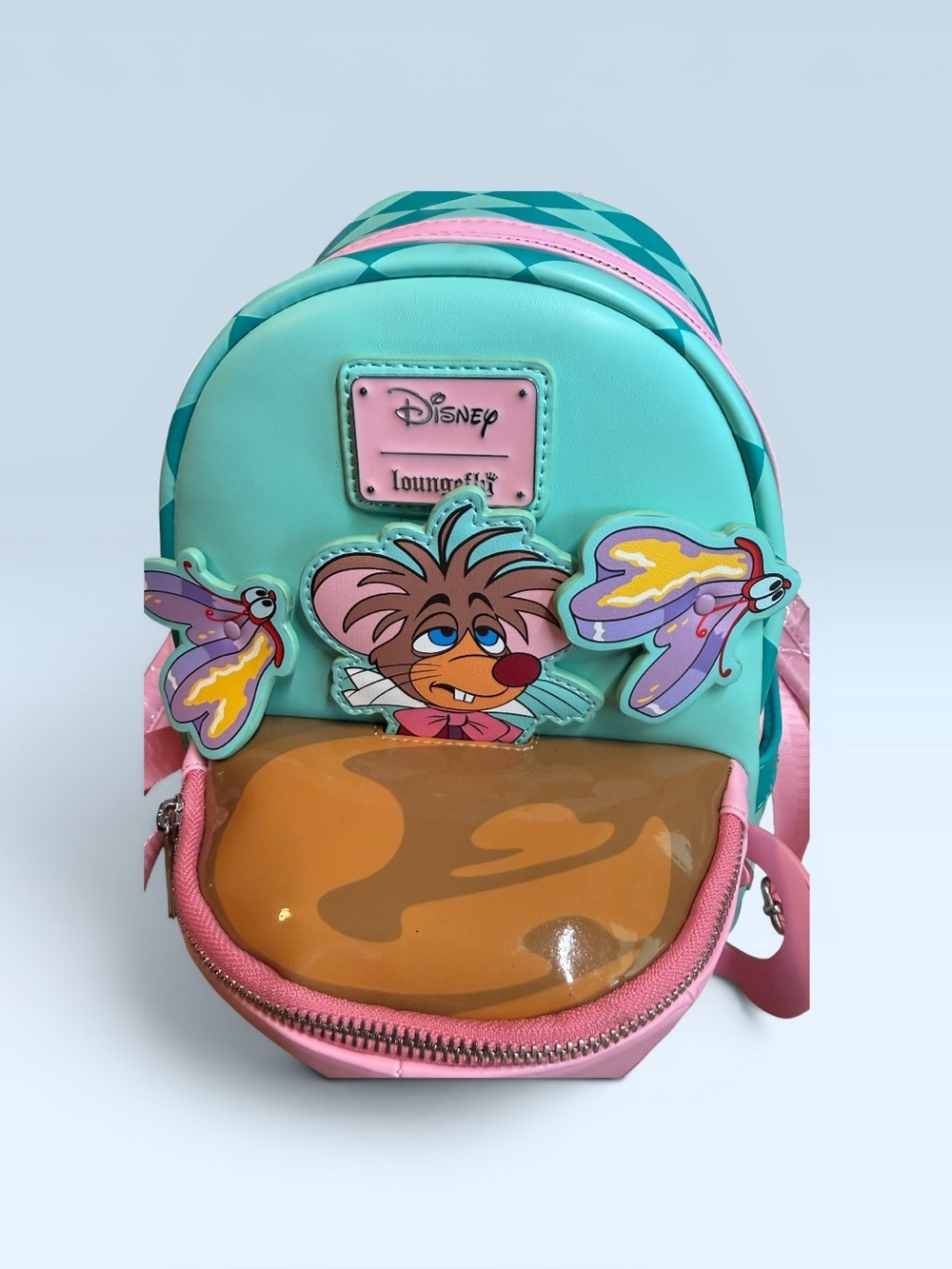 Backpack: Loungefly Disney Alice in Wonderland Teacup Backpack Mint & Pink NWT
